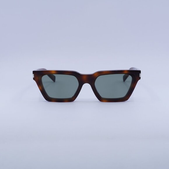 🕶️ New Saint Laurent SL633CALISTA 003 Sunglasses - Havana Frame, Green Lenses - Picture 2 of 10
